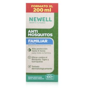 NEWELL. ANTIMOSQUITOS FAMILIAR SENSITIVE FORMATO XL 200 ML